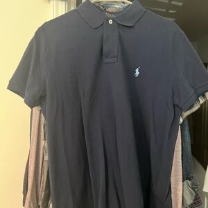 Ralph Lauren Men's Dark Blue Polo Shirt